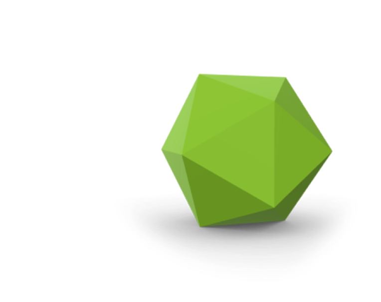 GREEN POLYGONAL