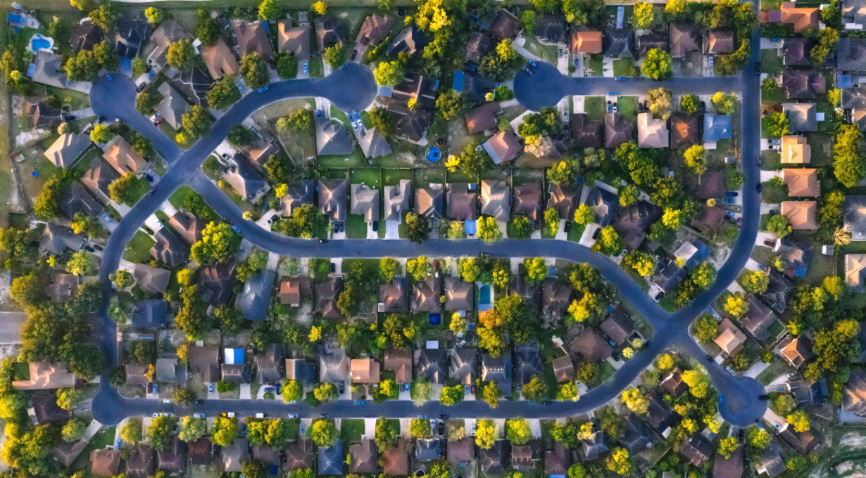 Affordablii_Temp_Preview Overhead view of a subdivision